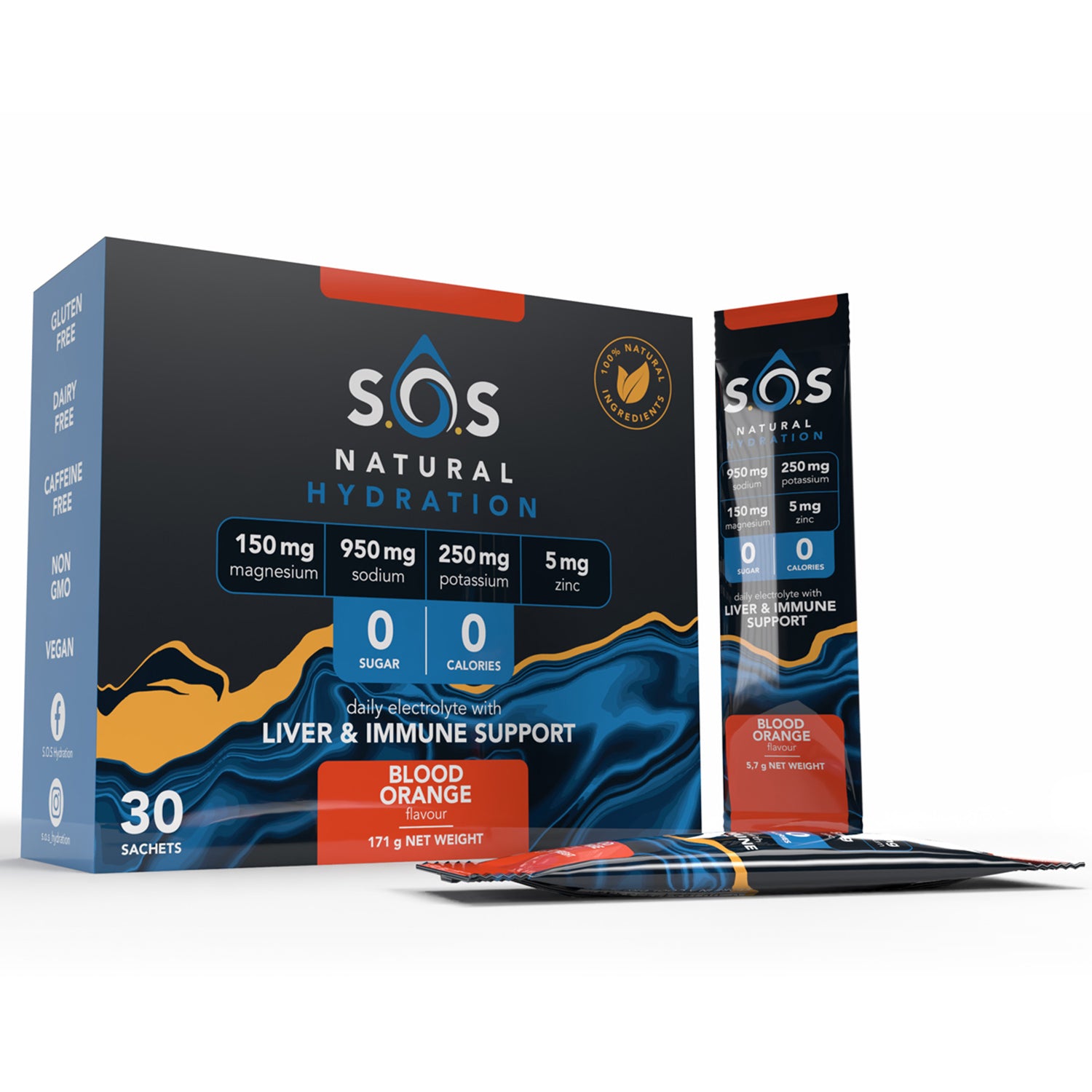 Pure Hydration Blood Orange (30 Sachets)