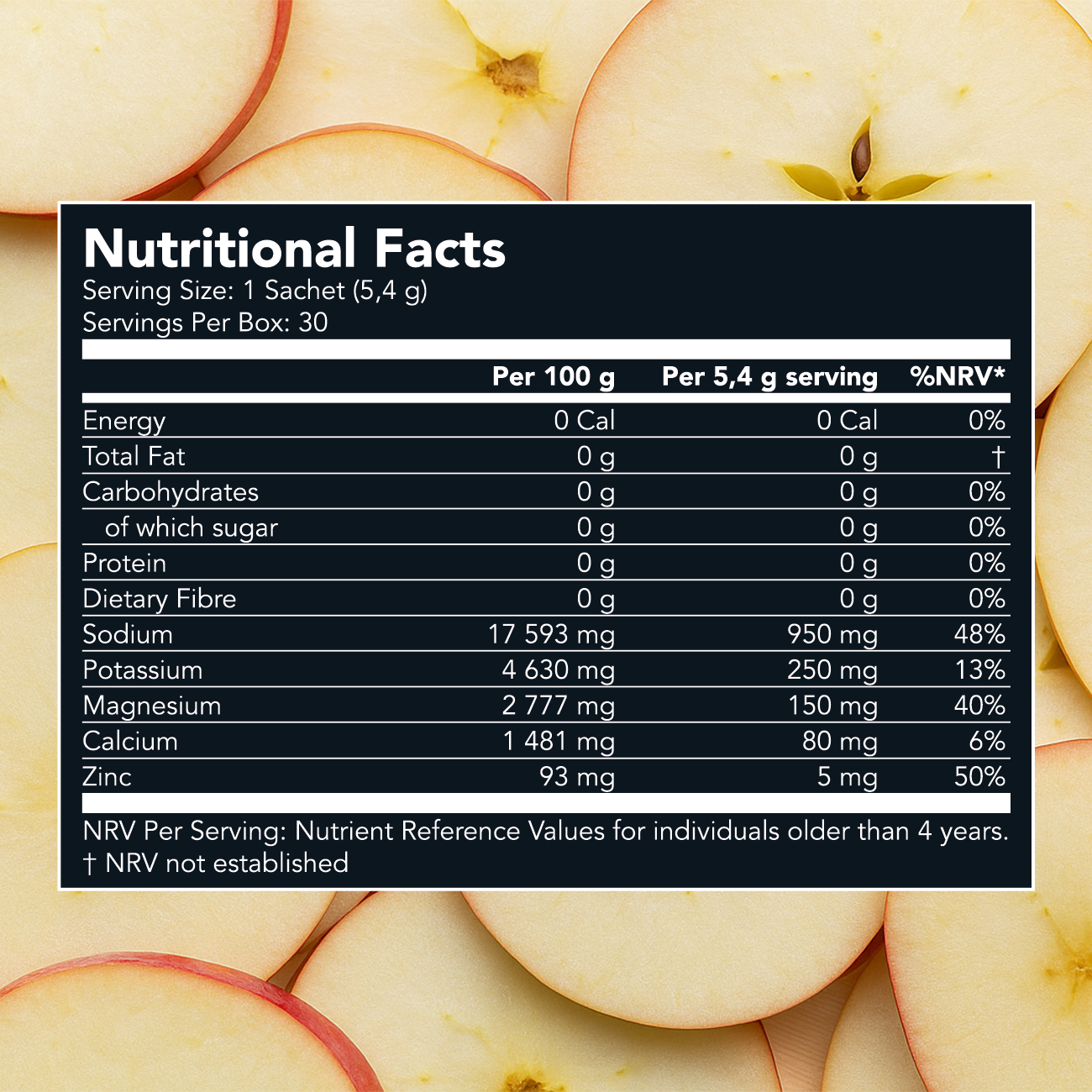 Pure Hydration Apple (30 Sachets)