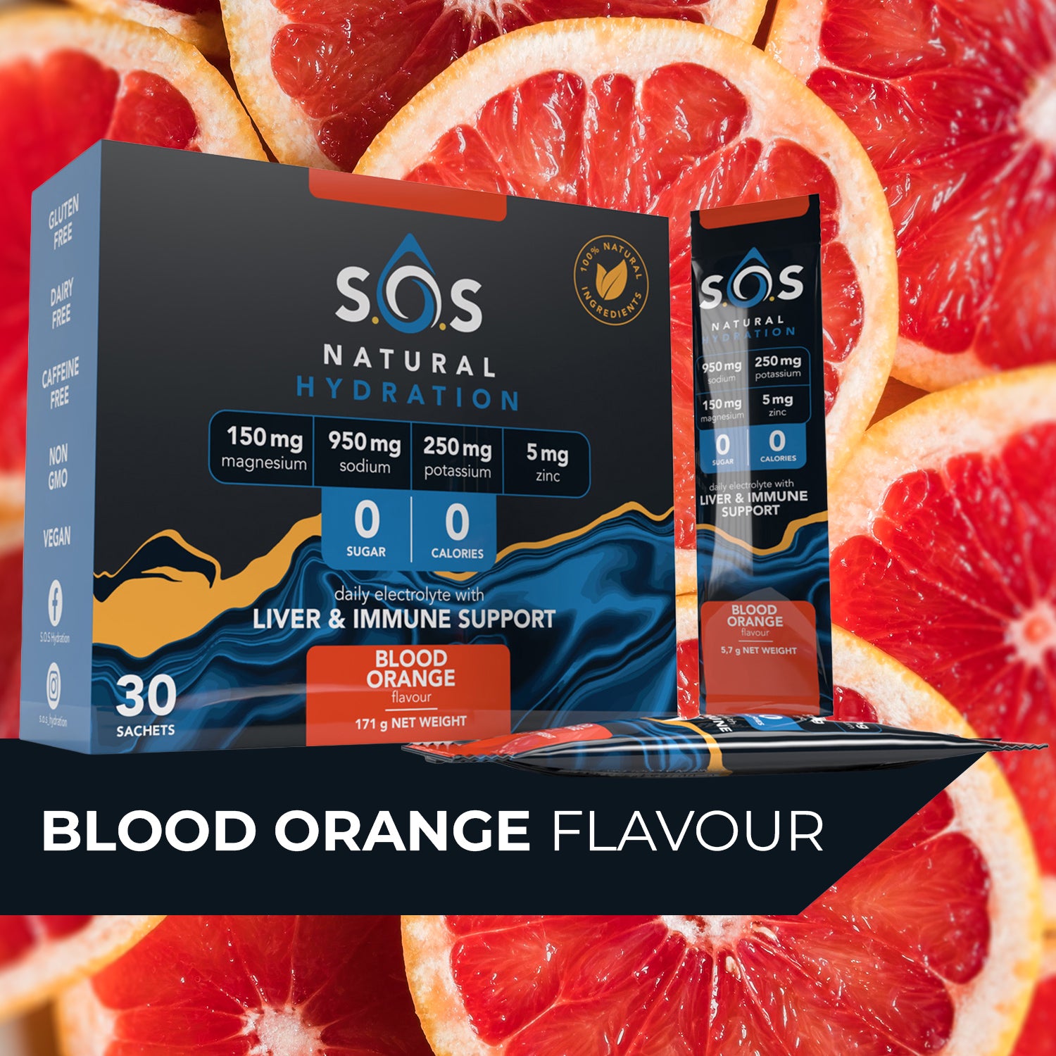 Pure Hydration Blood Orange (30 Sachets)