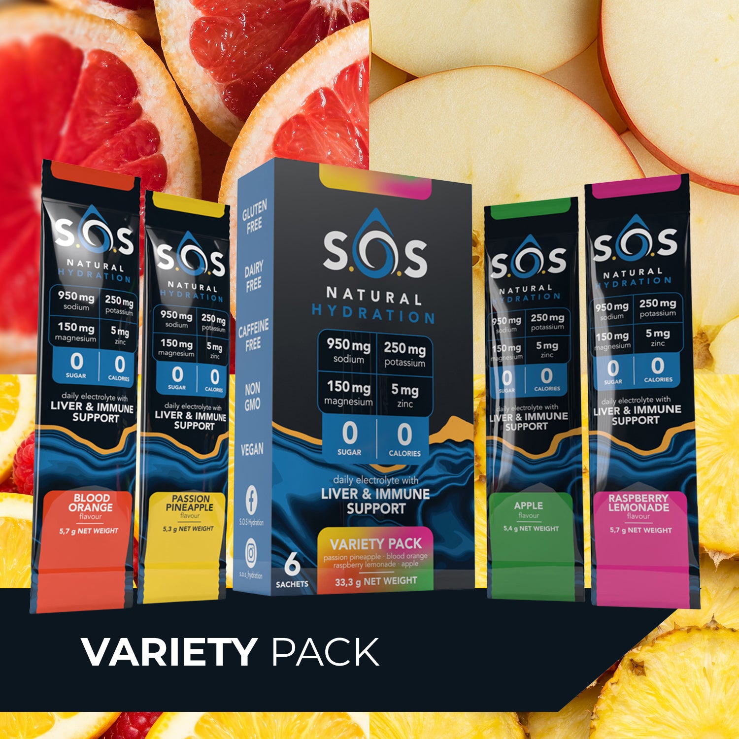 Pure Hydration Variety Box (6 Sachets)