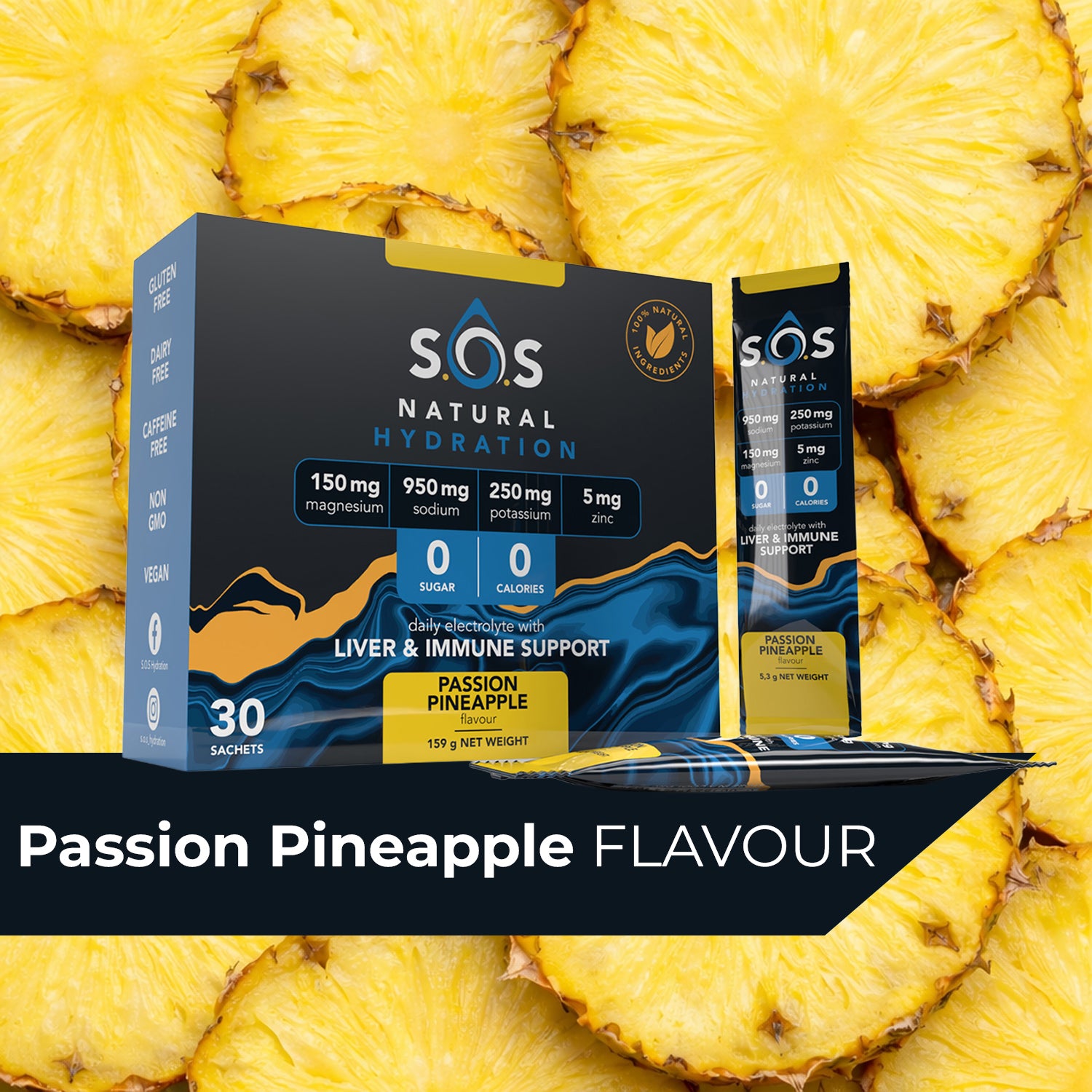 Pure Hydration Passion Pineapple (30 Sachets)