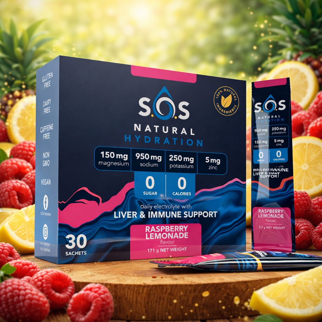 Pure Hydration Raspberry Lemonade (30 Sachets)